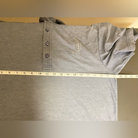 Travis Mathew Men’s TPC Travis Bay Polo Shirt Size M Light Blue - Picture 7 of 12